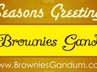 Brownies Gandum Natal