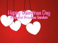 Brownies Gandum Valentine 2012