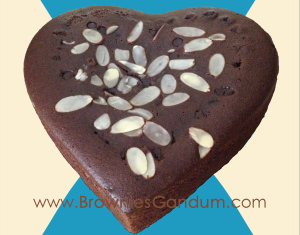 Brownies Gandum Valentine 2015